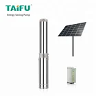 Professional 4 inch diameter centrifugal deep bore well dc solar power submersible water pump