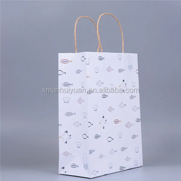 customizable kraft paper gifts carrier bag