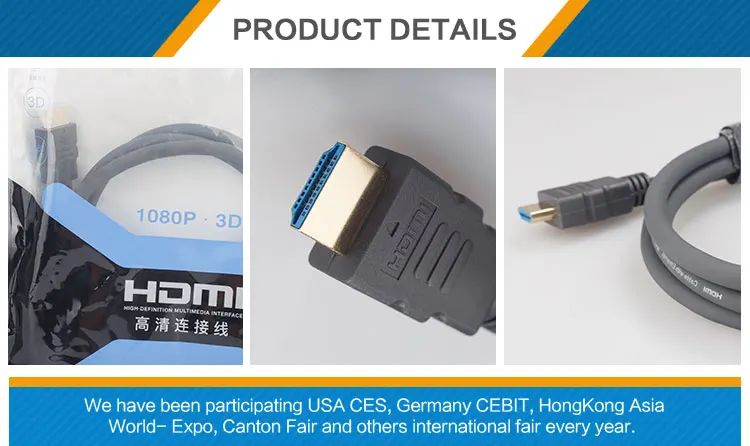 RisingSun 0.5m awm 20276 high speed hdmi cable 1.4 with Ethernet - ANKUX.COM
