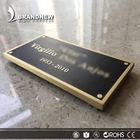 Plaques Custom Design Vintage Tomb Name Bronze Memorial Plaques