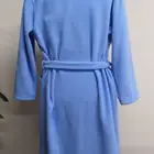 soft touch bathrobe 100% polyester sleepwear
