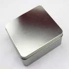 Square small tin box cookie gift tin can