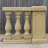 Best selling carving natural yellow marble balusters handrail for city building ornament