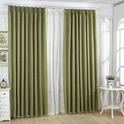 Factory Directly Sale Linen Look Blackout Fabric Curtains In Roll