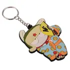 Industrial customized promotion personalized diy soft pvc 2d keychain