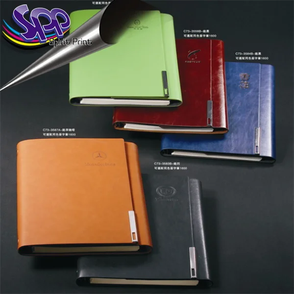 ring binder a5notebook custom fancy school stationery,pu note