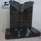 European sculpture funeral headstone eagle carved granite tombstone grave