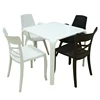 Factory direct sales 80cm*80cm dining tables and chairs set cheap tables and chairs living room furniture sets Code A398