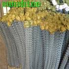 Professional production Galvanized removable chain link temporary fence for garden