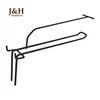 J&H Storefixture 4" 6" 8" 10" 12" Metal Grid Wire Scanning Display Hook Powder Coating Black Gridwall Euro Hooks