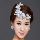 Wholesale bridal hair accessories hand made rhinestone wedding hair band