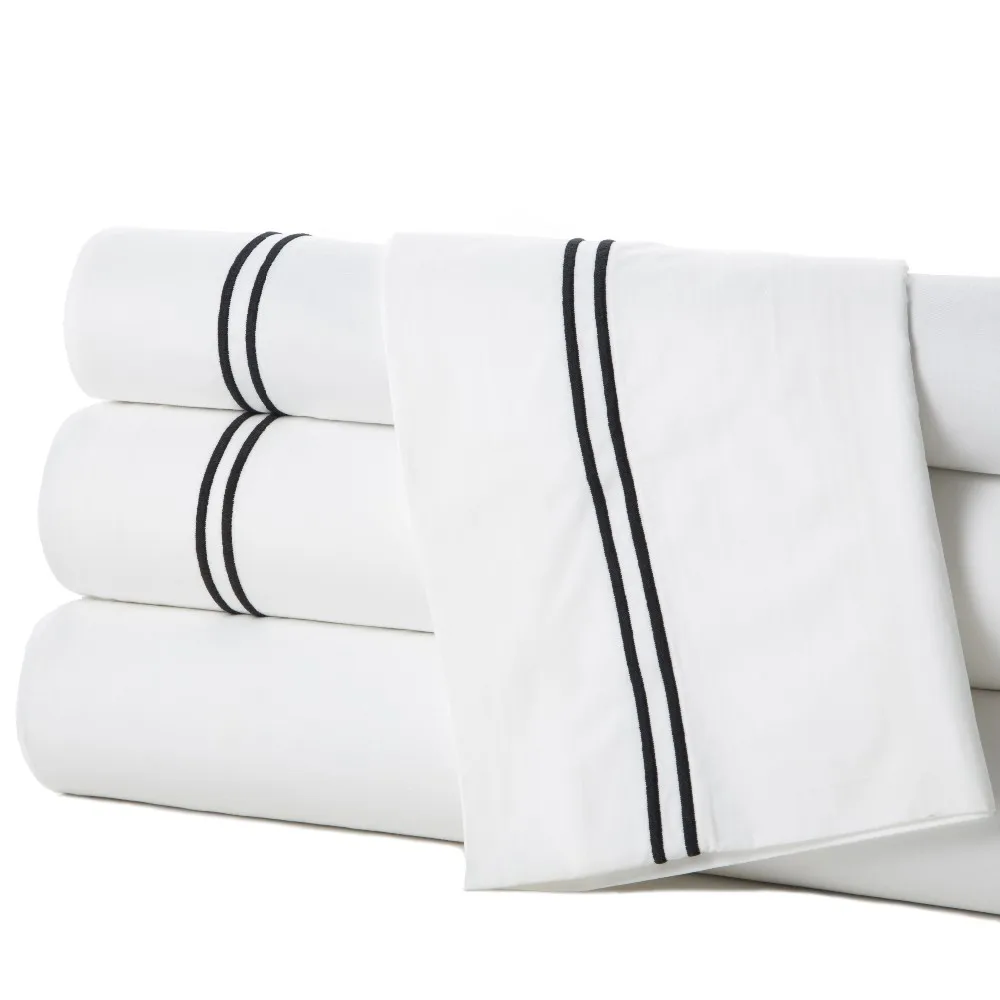 Grande+Hotel+Egyptian+Cotton+Percale+Flat+Sheet