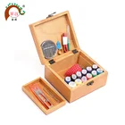 Factory direct sales wooden sewing box/sewing tool box