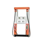 Conquer series electric fuel pump gas station double hoses two pumps fuel dispenser with hydraulics cabinet door
