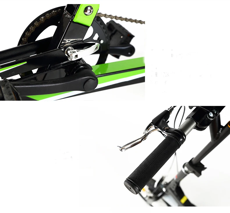 Baogl 12 inch fashion mini folding bike cheap aluminum road bike