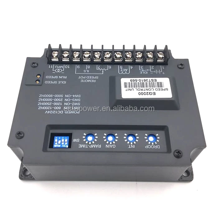 per2000 adjustable diesel engine speed motor controller eg2000