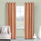 100% polyester metal ring jacquard curtain