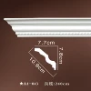 GSAD Hot Sell Decorative Waterproof Light Weight polyurethane foam Corner PU Cornice Molding