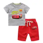 2019 new kids short-sleeved suit summer two-piece kids clothing sweater suit