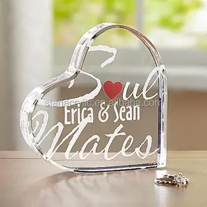 gift for soul mates valentines day gifts acrylic heart award