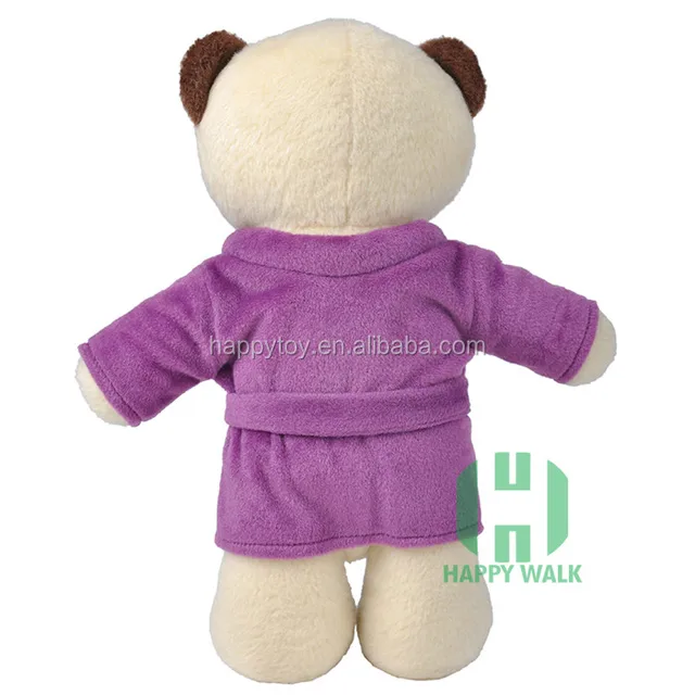 small stuffed panda bears with nightgown for wholesale