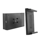 Extendable 125-185mm big Tablet Security Stand with 3 interfaces for car holder and regular tripod