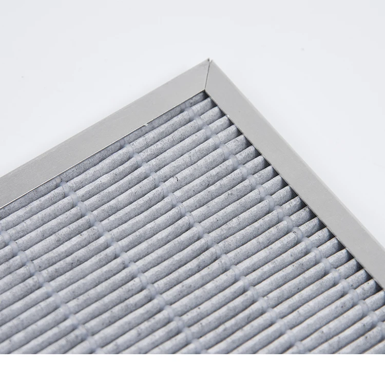 Aluminum honeycomb core activated carbon filter sheets with factory price