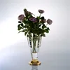 Wholesales customized k9 transparent crystal vase for home decoration