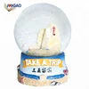China wholesale custom size company gifts & crafts handmade decorative arts and crafts resin beach souvenir gift snow globe