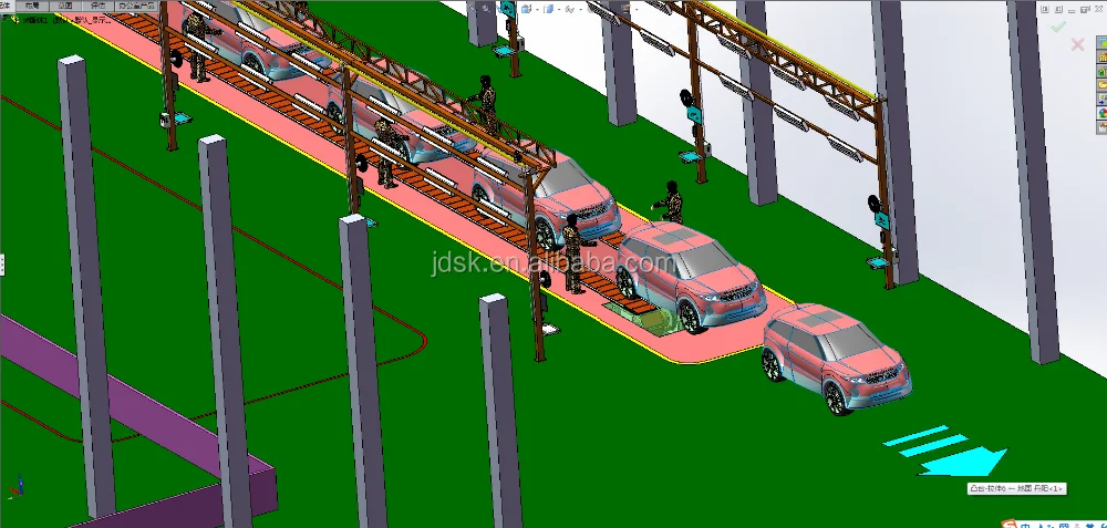 cars assembly line from jdsk