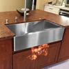 Factory ODM/OEM single bowl undermount stainless steel kitchen sink