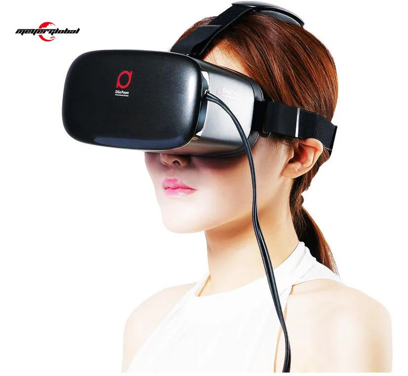 OEM E2 2BG/8GB Virtual Reality Glasses VR Video Game 1080P AMOLED Screen Head Tracking 75HZ API VR Games for PC