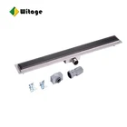 2019 China fast drainage custom cover linear drain stainless steel