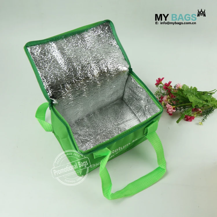 Maimeng Customized Insulated Freezer Bag Insulated Aluminum Foil Cool Bag Green Buy Custom