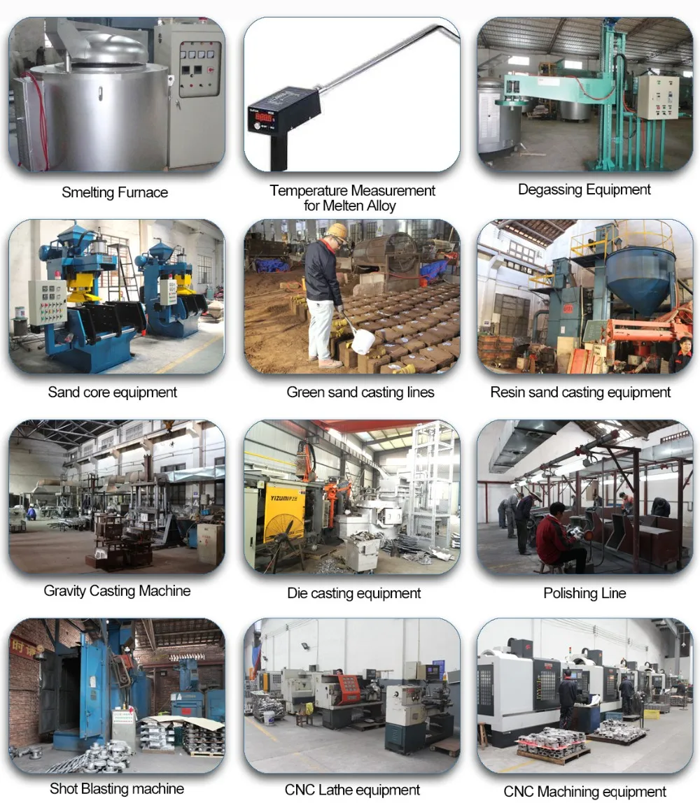China foundry supply oem aluminum sand casting parts