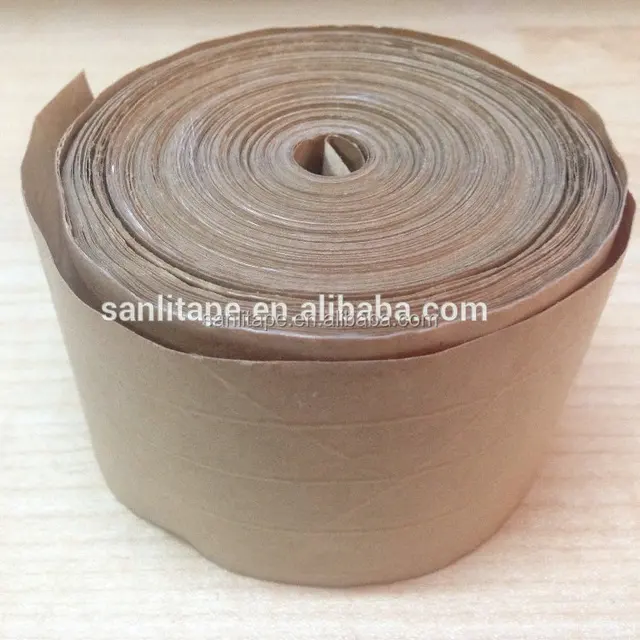 water activated paper tape kraft paper taper reinforced water