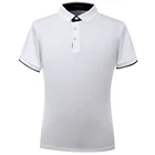 High-end custom men women 100% cotton polo shirt
