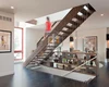 prefabricated stairs steel composite stair tread american oak stair