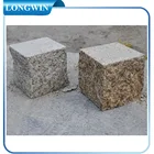 G350 yellow granite cobble stone paver
