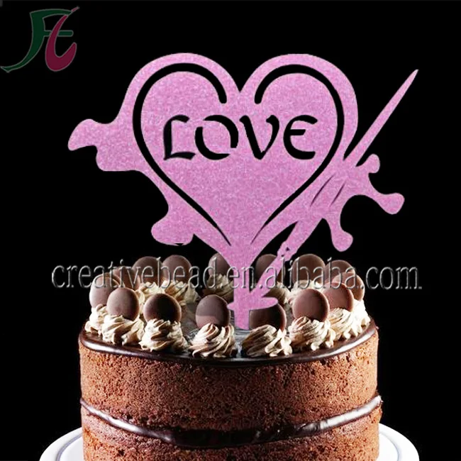 & gifts   wholesale laser cut acrylic happy birthday cake topper