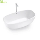 70inch CUPC Free Standing Solid Surface Bathtub,artificial stone soaking bath tub
