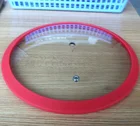 Tempered silicone ring glass lid for sauce pan and casserole lid
