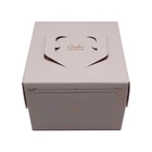 wholesale custom flat plain white pack cardboard cake closet storage boxes cardboard doll storage boxes