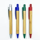 Promotional Wooden Pen With Custom Logo ECO Friendly Bamboo Wood ballpen