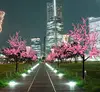 star led artificial peach tree led lighting /fiberglass artificial tree light / artifical blossom tree for party decoration