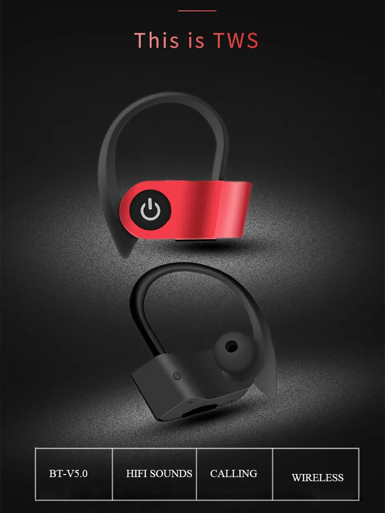 new product 2019 spot headphone wireless bluetooth 5.0 stereo mi earphone portable ear noise isolation - ANKUX.COM