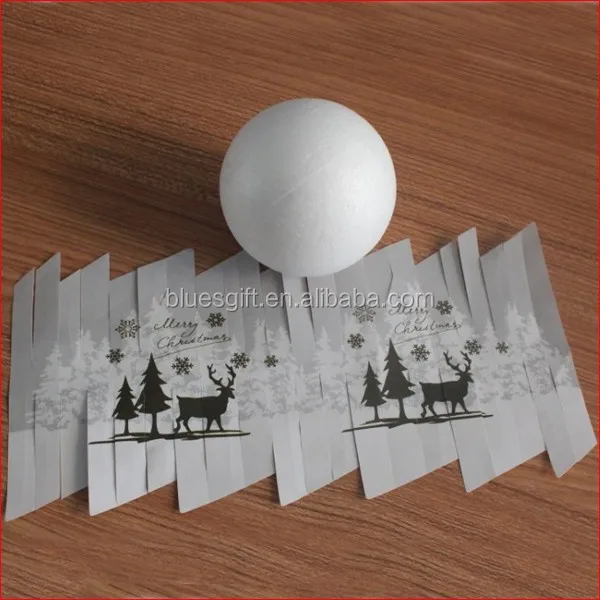 2015 new design promotional gift foam paper balls
