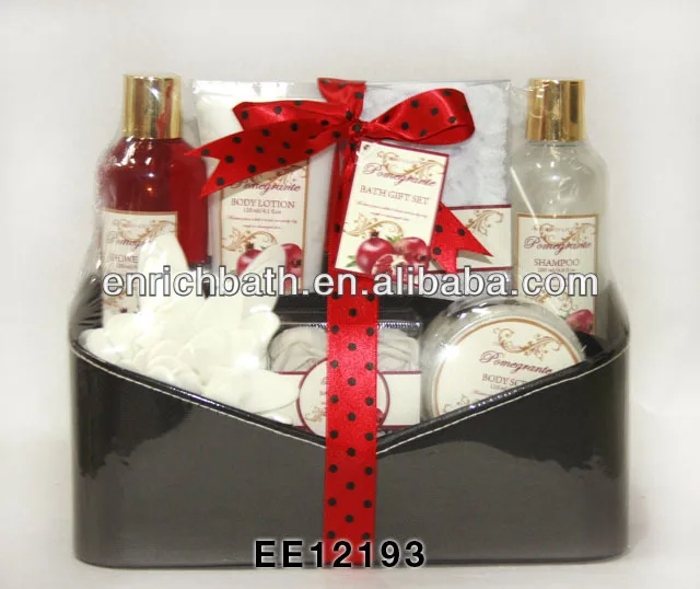 pu box bath gift set lady personal care product