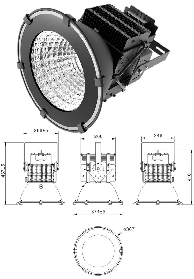 new style wholesale price led high bay light housing 50w