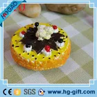 Polyresin/Resin custom 3d fruit cake magnet fridge magnet refrigerator